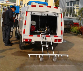 小型人行道专用道路清洗车小推车清洗