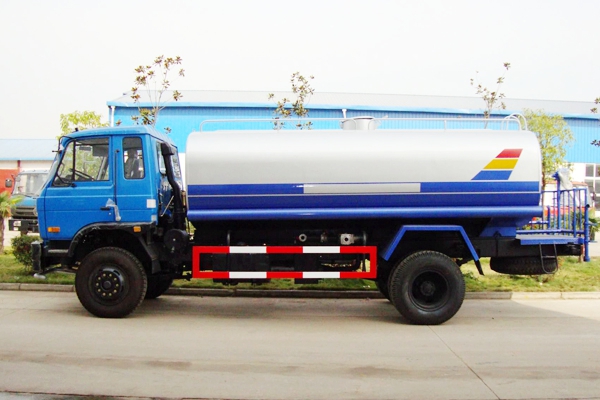 东风平头单排10立方高清洒水车图片下载[JPG]