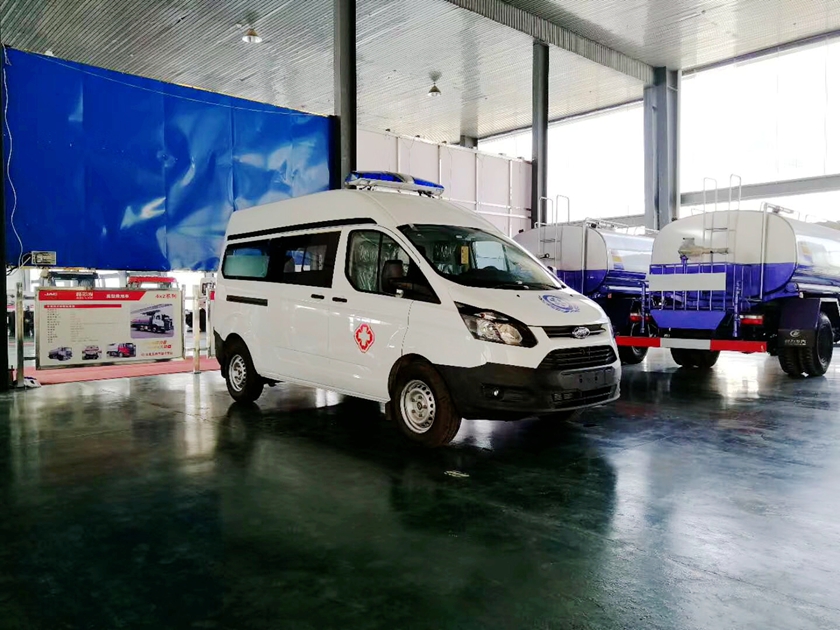福特全顺V362医疗救援车图片,福特全顺救护车图片,汽油版V362救护车图片