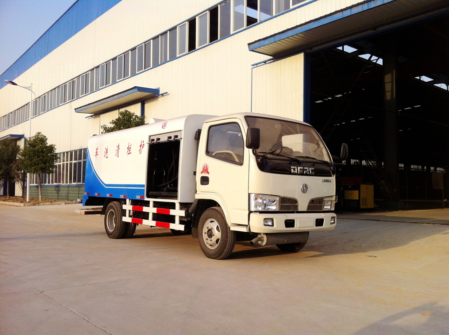 东风小多利卡护栏清洗车图片,小型城市护栏清洗车图片