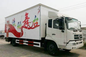 湖北程力推出流动舞台车 文艺演出车 户外广告车