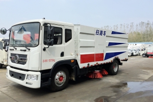 控尘洒水的道路清扫车工作原理分析