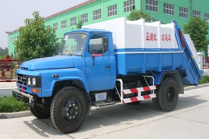 东风140尖头款式垃圾车4种车型样式对比