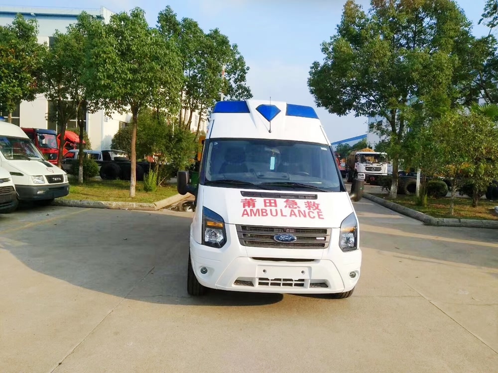 福特新世代V348监护型救护车正前图片 福特新世代V348监护型救护车正前图片