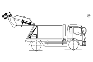 后装压缩垃圾车卸除垃圾操作使用三大步骤