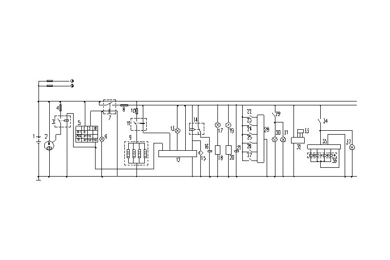 工业吸尘车电气原理图