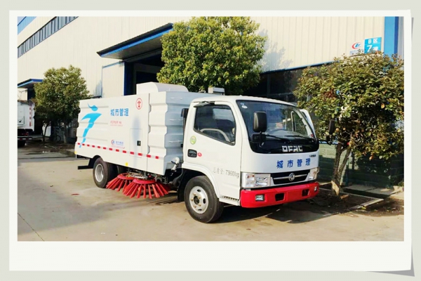 水泥搅拌站扫路车 水泥搅拌站扫路车