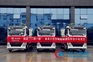 程力生产的太阳能板清洗车出口乌克兰